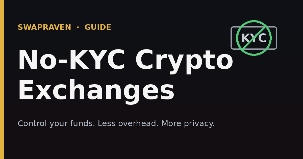 No-KYC Crypto Exchanges